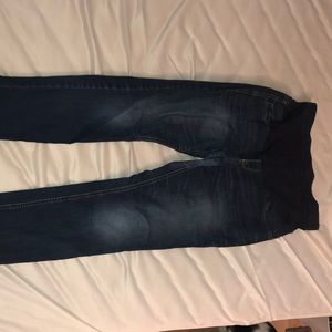 2 pairs of Maternity jeans w/panel